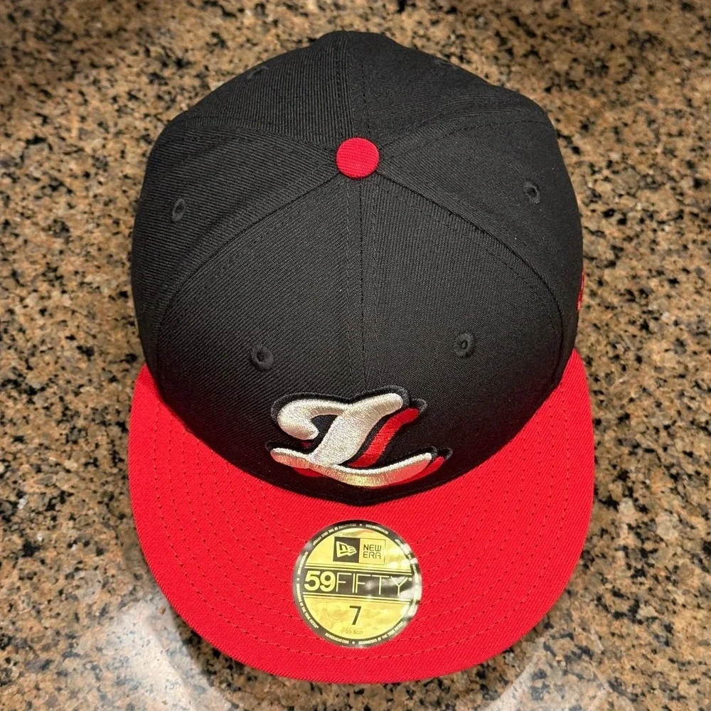 Lansing Lugnuts MiLB Baseball New Era 59FIFTY Fitted Hat‎ Cap Size 7 New